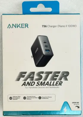 Anker 194644099510 100w Usb C Charger Block 736 3 Port Fast Wall