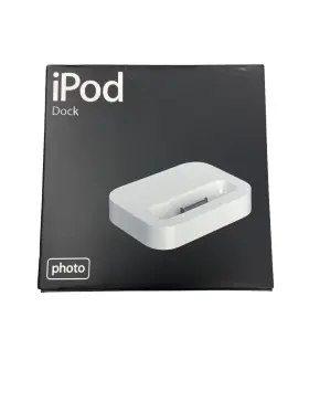 Apple Ipod 718908928585 Photo Dock Kit White Charging Cradle M9868g/a New Open Box Rare