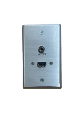 39871 C2g Gang Wall Plate With Hdmi And 3.5mm Stereo Pass-through New