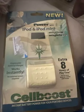 Cellboost 828504004863 New Ipod And Mini Disposable Battery Charger