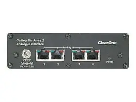 910-6200-103 Clearone Analog Interface Box To Connect Up 4 Junction Boxxes