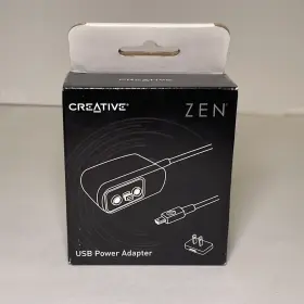 Creative 054651164697 New Zen Mp3 Usb Power Adapter Wall Charger Home - Rare Nib Sealed