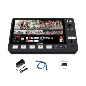 Feelworld Mi24030601 L4 Switcher 10.1 Inch Touch Screen Multi-camera Video Mixer Switche