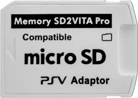 Gamer Gear 001494 Sd2vita 6.0 Memory Card Adapter Ps Vita Psvsd Micro Sd White