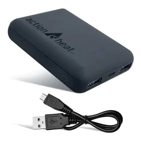 Gerbing Ah-5v-9300 Actionheat 5v Extended Life 9300mah Grey Power Bank Kit