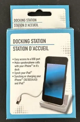 164471 Greenbrier Docking Charging Station Cradle For Iphone 3g/3gs/4/4s And Ipod New Old Stock Blac