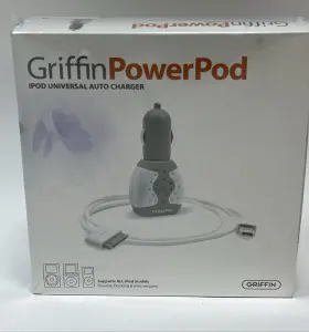 Griffin 68538701072 Powerpod Ipod Universal Auto Charger