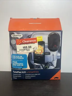 Griffin 9653-tflxsmck Tuneflex Aux Smart Click Car Stereos Cradle Ipod Iphone