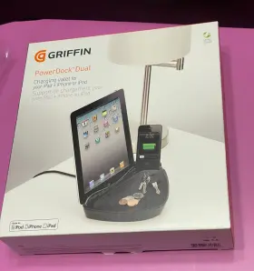 Griffin Gc23126 Powerdock Dual Charging Valet For Ipad Iphone And Ipod - Model