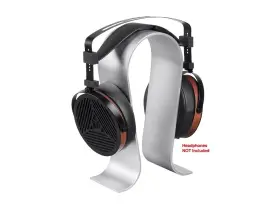 124462 Monoprice Headphone Stand - Silver Full Aluminum Construction Solid And Stable #2