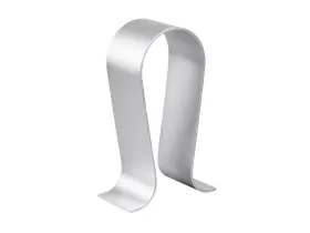 124462 Monoprice Headphone Stand - Silver Full Aluminum Construction Solid And Stable