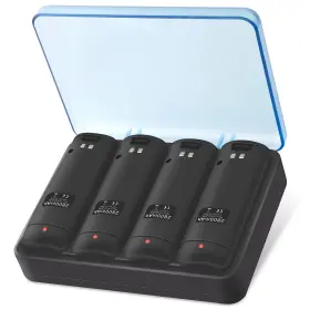 Natno 603765983016 Battery Charger For Wii And U Remote Controller 4pcs 2800mah Nimh Rechargea