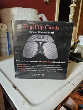 Pageflip Pfcicada-01 Cicada Wireless Bluetooth 3.0 Page Turner Pedal Hands Free
