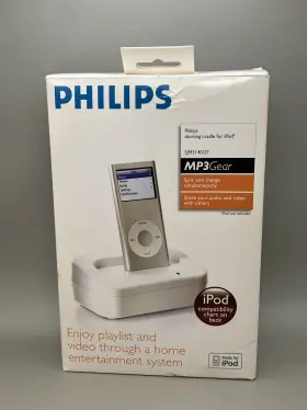 Sjm3140 Philips Sjm3140/27 Docking Cradle For Ipod Mp3 Gear Charge No Remote Nib #2