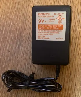 Sony Ac-s911t Ac Power Adapter Psu 9v Cable / Lead Connector Genuine Tested