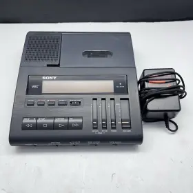 Bm-880 Sony Microcassette Transcriber With Ac Adapter Sold As Is B5