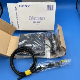 Sony Cpm-200p Discman Car Mount Plate/power Adapter 2-120-546 New Without Riginal Box