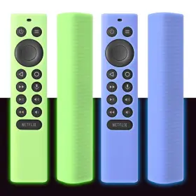 Vseer 748043041672 2 Pack Silicone Protective Cover For Nvidia Shield Tv Pro/4k Hdr Remote Con