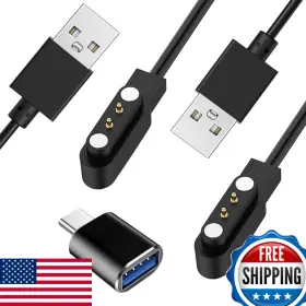Xininyia B0dssvlxz8 Gloryfit Smart Watch Charger 4mm Magnetic Usb Charging Cable For