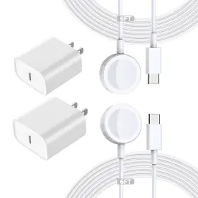 Yeptech B0f9wswvh2 Charging For Apple Watch Charger2pack Pd Usb C Iwatch Charger Block 6ft