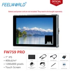 Feelworld FW759 Pro 7-INCH Touch Screen Camera Field Video Monitor 4K Hdmi. Fixed Price $109.99.