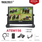 Seetec ATEM156 15.6 Inch Broadcast Video Monitor 4 Hdmi Quad Display Live Stream. Fixed Price $455.04.