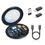 60W Multi Charging Cable Kit Adapters Sim Storage Mirror Phone Stand Usb Type. Fixed Price $8.99.