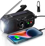 Solar Emergency Radio Crank Am Fm Usb Charger Led Power Bank Compact Reliable. Fixed Price $39.99.