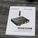 Prozor Digital Analog Audio Dac Bluetooth Transmitter And Receiver PST090C. Fixed Price $35.00.