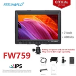 Feelworld FW759 Inch Dslr Camera Field Monitor 1280X800 Lcd 4K Hdmi Input. Fixed Price $62.99.
