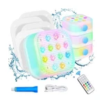 Purheme Rechargeable Submersible Pool Lights With Remote, Waterproof Underwat.... Fixed Price $103.37.