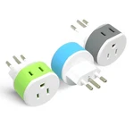 Orei Brazil Travel Plug Adapter -2 Usa Inputs 3 Pack Type. Fixed Price $13.99.