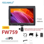 Feelworld FW759 Inch Dslr Camera Field Monitor Lcd Ips 4K Hdmi Video Assist. Fixed Price $62.99.