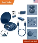 Usb With Charging Cable, Lighting Adapter, Sim Card Holder - Compact. Fixed Price $11.99.