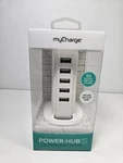 Mycharge Power-hub (5 Port Usb Tower For Multiple Devices). Fixed Price $17.99.