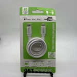 Getpower White Hi-speed Lightning To Usb-c For Apple 3 Ft.. Fixed Price $10.00.