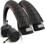Fincci Pair 26X1.95 Bike Tire With Inch Tube - Slick City Bik.... Fixed Price $74.03.
